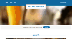 Desktop Screenshot of nickandninospub.com