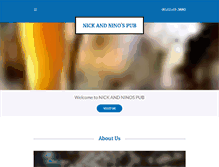 Tablet Screenshot of nickandninospub.com